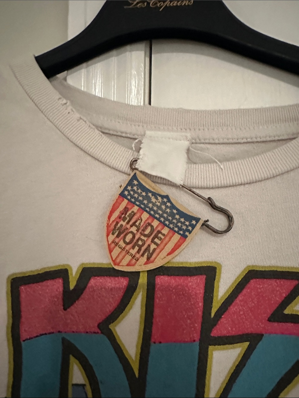 NWT MadeWorn KISS tee size Medium each MadeWorn item is Uniquely distressed - Picture 3 of 9